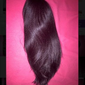 Beautiful plum colored wig